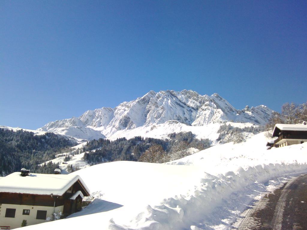 Le Foueustarle Apartment La Giettaz Luaran gambar